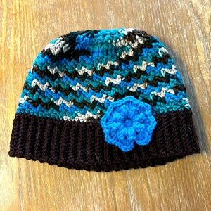 Handmade Crocheted Hat for Messy Bun